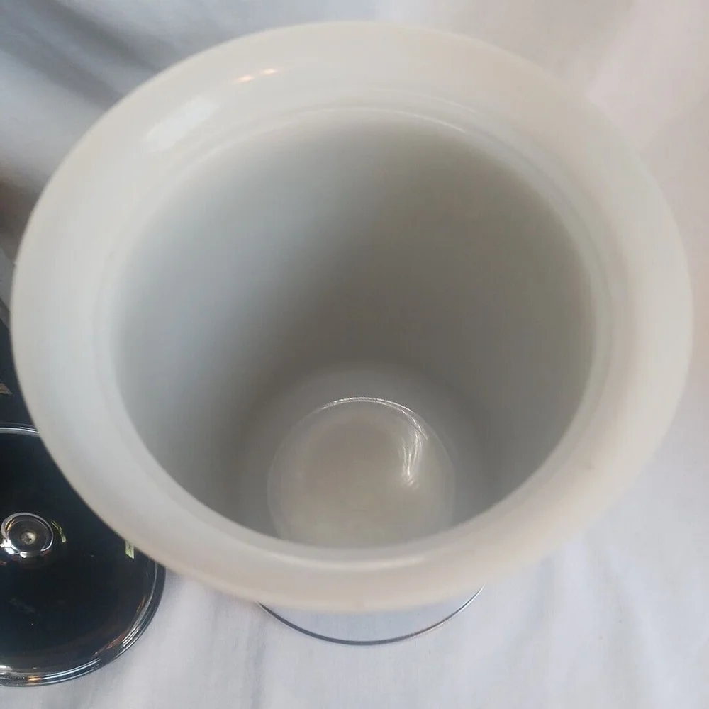 Kromex Chrome Ice Bucket Silver Lid MCM 60s